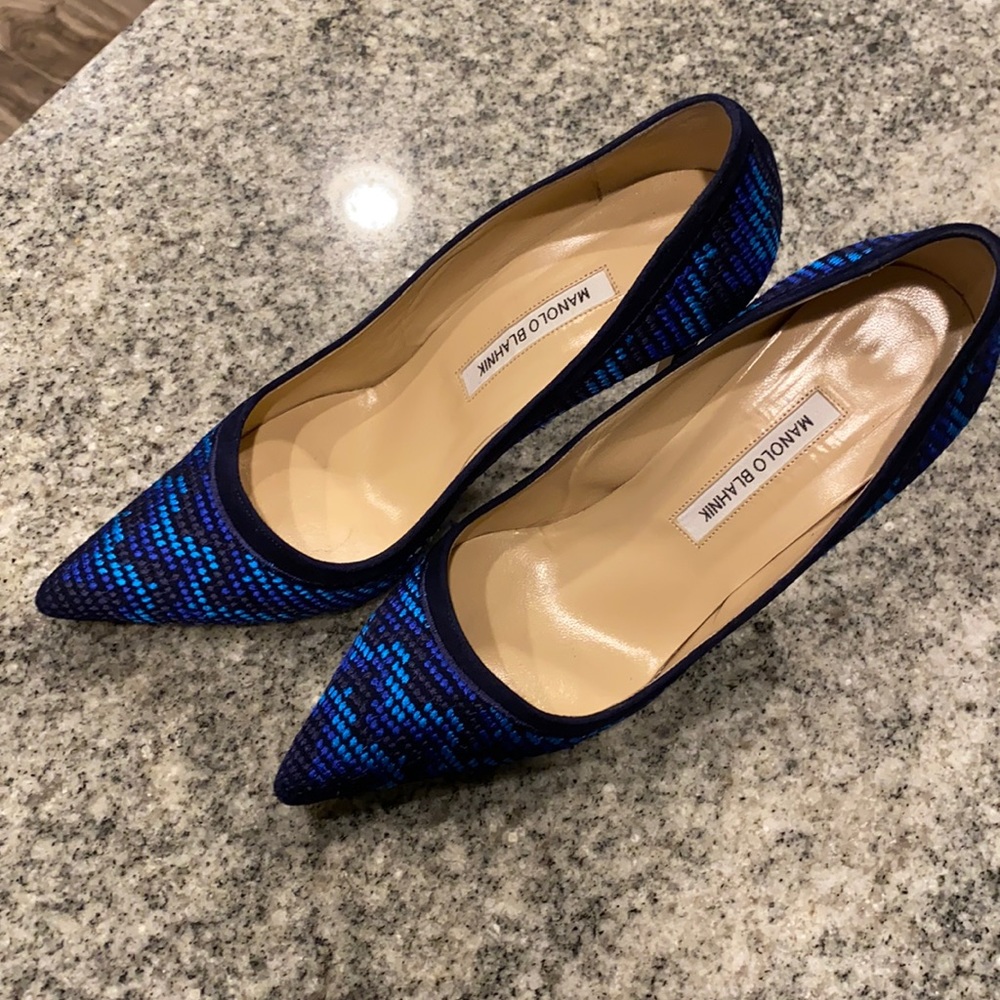 Gently warn Manolo Blahnik shoes